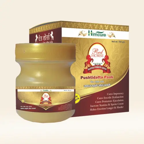Himcure Red Horse Pushtidatta Pak | Majoon Chatni | Power Energy Booster | Only for Men | 100 gm Pack