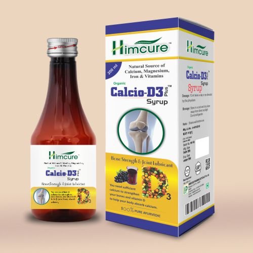 Himcure Calcio-D3 Plus Syrup | Calcium Syrup | 200 ml Pack
