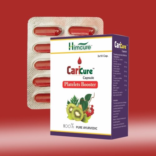 Himcure CariCure Capsule | Platelets Count  | 30 Capsule Pack