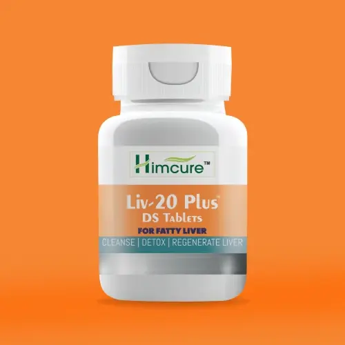 Himcure Liv-20 DS Tablets | Detoxification | Healthy Liver | Ayurvedic Product | 60 Tablets Pack