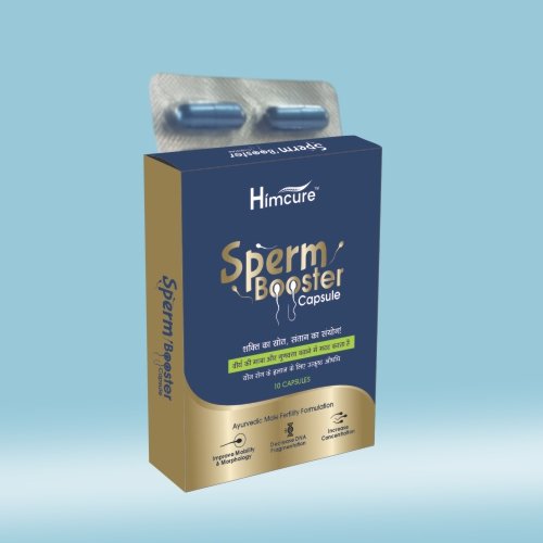 Himcure Sperm Booster Capsule | Sperm Booster | Only For Men | 10 Capsules Pack