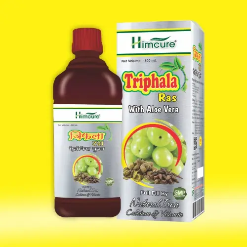 Himcure Tirphala Ras with Aloe Vera | Digestive Aid | Body Detoxifier Juice | 500 ml Pack